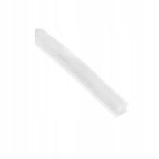 Szczotka, uszczelka odbojowa, klejona 7.x5 mm - biała, 5.5 mb