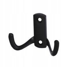 WIESZAK MEBLOWY na ubrania ŚCIENNY ONYX MAŁY CZARNY