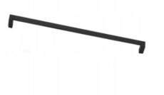 UCHWYT MEBLOWY CZARNY DO MEBLI DRUM SZAFKI SZAFY 1188/1200 MM 1,2M LEWY 120 CM AKS