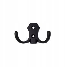 WIESZAK MEBLOWY NA UBRANIA CZARNY OSLO MAŁY