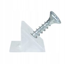 100x Stabilizator do ściany tylnej z wkrętem, wzmocnienie szuflady ścianki