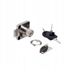 Zamek meblowy kwadratowy 138 z kluczem łamanym, AKS