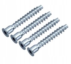 100x KONFIRMAT konfirmaty wkręty 6,4x50mm