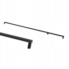 UCHWYT MEBLOWY CZARNY DO MEBLI DRUM SZAFKI SZAFY 1188/1200 MM 1,2M LEWY 120 CM AKS