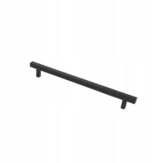 UCHWYT MEBLOWY CZARNY DO MEBLI UCHWYT DO SZAFKI KUCHENNEJ 192/232 MM