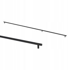 UCHWYT MEBLOWY CZARNY DO MEBLI UCHWYT DO SZAFKI SZAFY 1160/1200 MM 1,2M