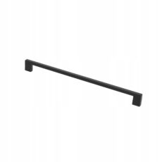 UCHWYT MEBLOWY CZARNY BLISS DO MEBLI UCHWYT DO SZAFKI KUCHENNEJ 320/342 MM
