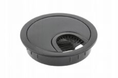 METALOWY PRZEPUST KABLOWY PRZELOTKA CZARNY FI 60 ALUMINIUM AKS