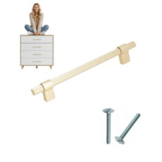 Uchwyt meblowy ATTICUS 160 ZŁOTY ZŁOTO stylowy nowoczesny AKS