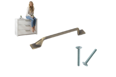 UCHWYT MEBLOWY STELLATO AKS roz160 ANTYCZ. MOSIĄDZ