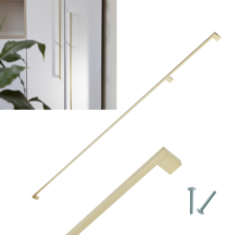 UCHWYT MEBLOWY ZŁOTY DO MEBLI BLISS DO SZAFKI SZAFY 1178/1200MM 1,2M