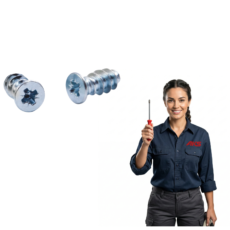 WKRĘT EURO do mebli drewna 5mm x 13mm 100szt
