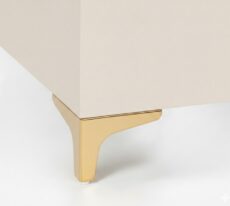 NÓŻKA meblowa ELEGANCA H 130 mm złota łóżka kanapy sofy szaf AKS