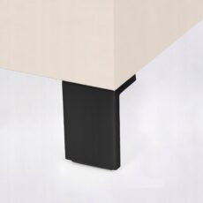 NÓŻKA meblowa WALL noga do mebli H120MM czarna łóżka kanapy sofy szaf AKS