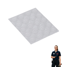Odbojnik silikonowy 10x1,5mm listek 25 szt.