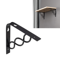 WSPORNIK PÓŁKI INFINITY 200*200*20*3 AKS CZARNY