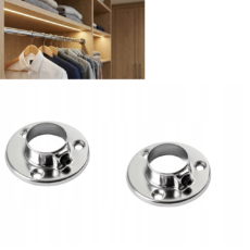 2x Rozeta Uchwyt Wspornik Mocowanie Rury Fi-25mm