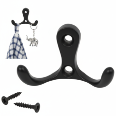 Wieszak meblowy NOIR czarny mat