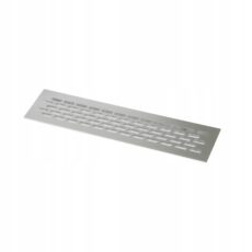 KRATKA WENTYLACYJNA inox 60x245 do elewacji mebli kuchennych drzwi MAŁA